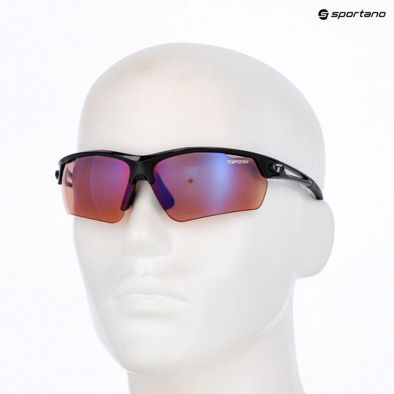 Ochelari de soare Tifosi Navar FC gloss black/ac red 9