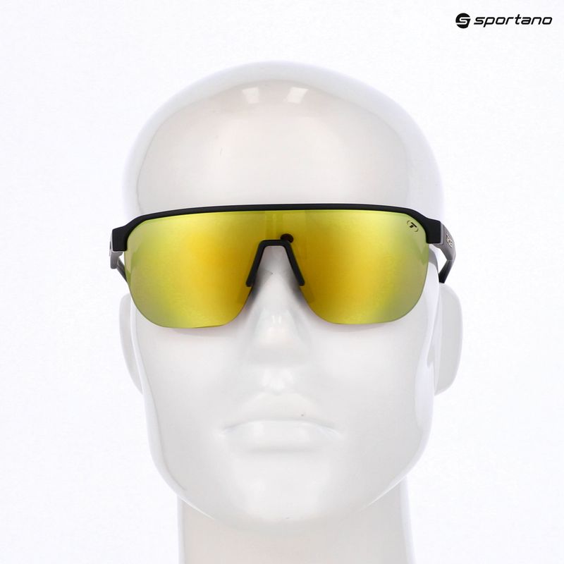 Ochelari de soare Tifosi Sanctum SL matte black/smoke yellow mirror 4