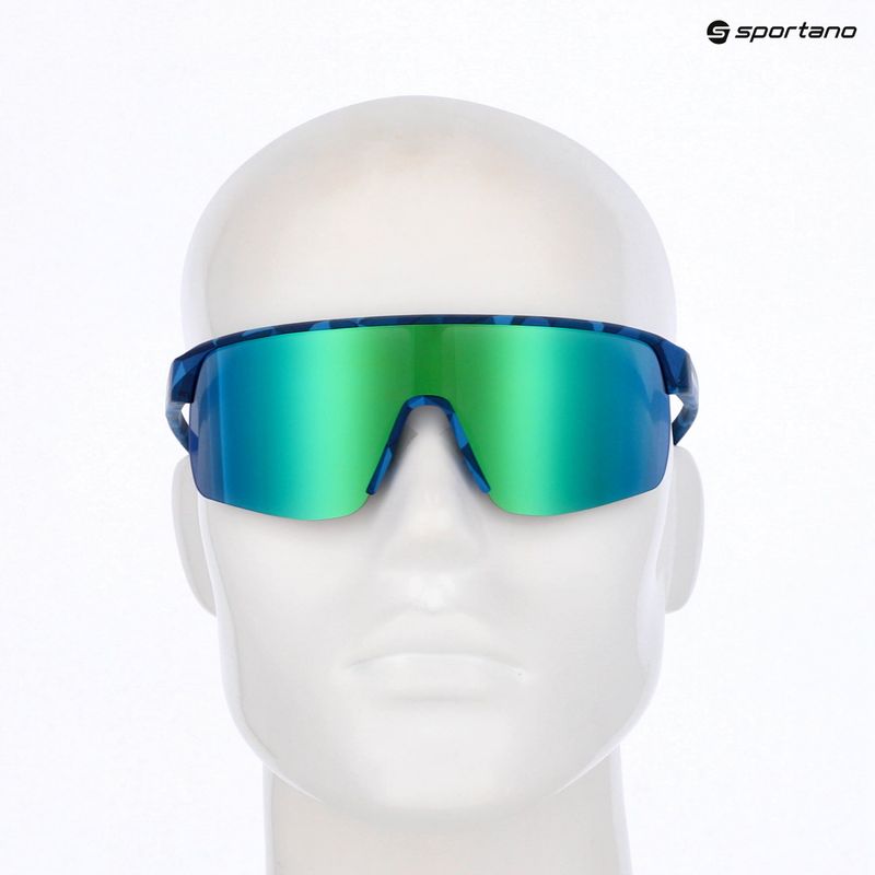 Ochelari de soare Red Bull SPECT Dakota matt blue/smoke with green-purple mirror 7