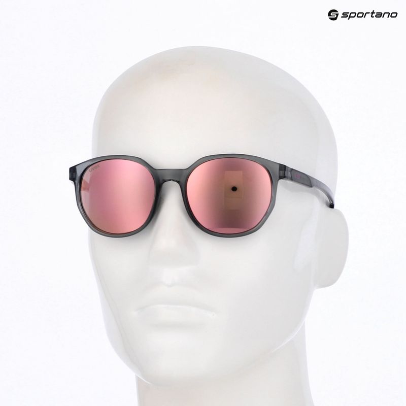 Ochelari de soare UVEX LGL 54 smoke/mirror pink 11