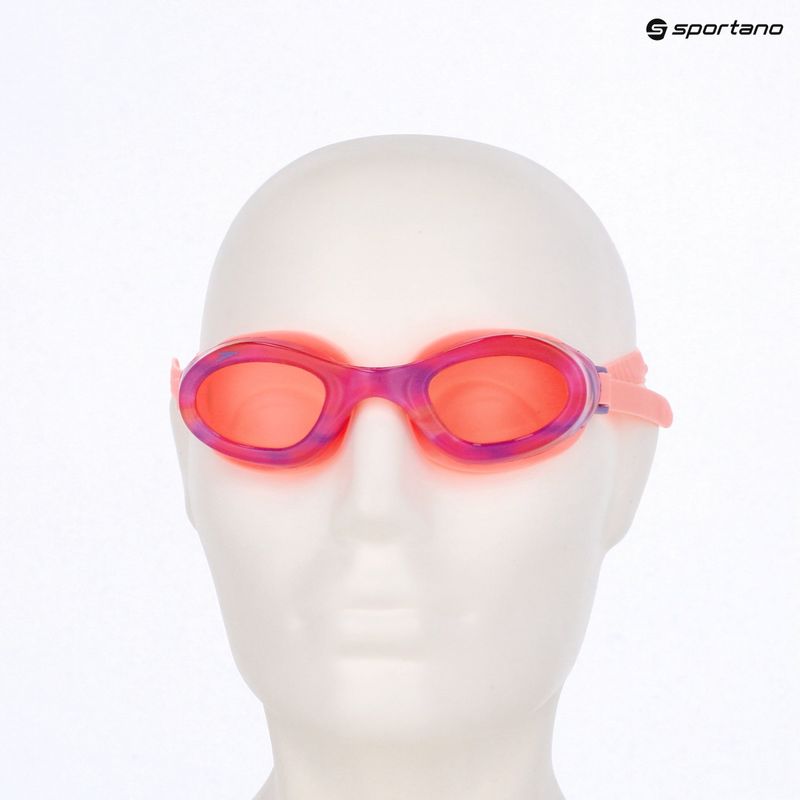 Ochelari de înot pentru copii Speedo Futura Hydrospex Printed Jr pink lemonade chilly dye/vermillion 3