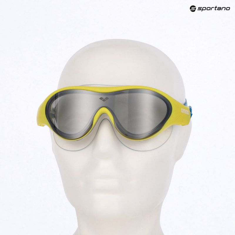 Ochelari de înot pentru copii arena The One Mirror Jr silver/soft green/blue cosmo 9