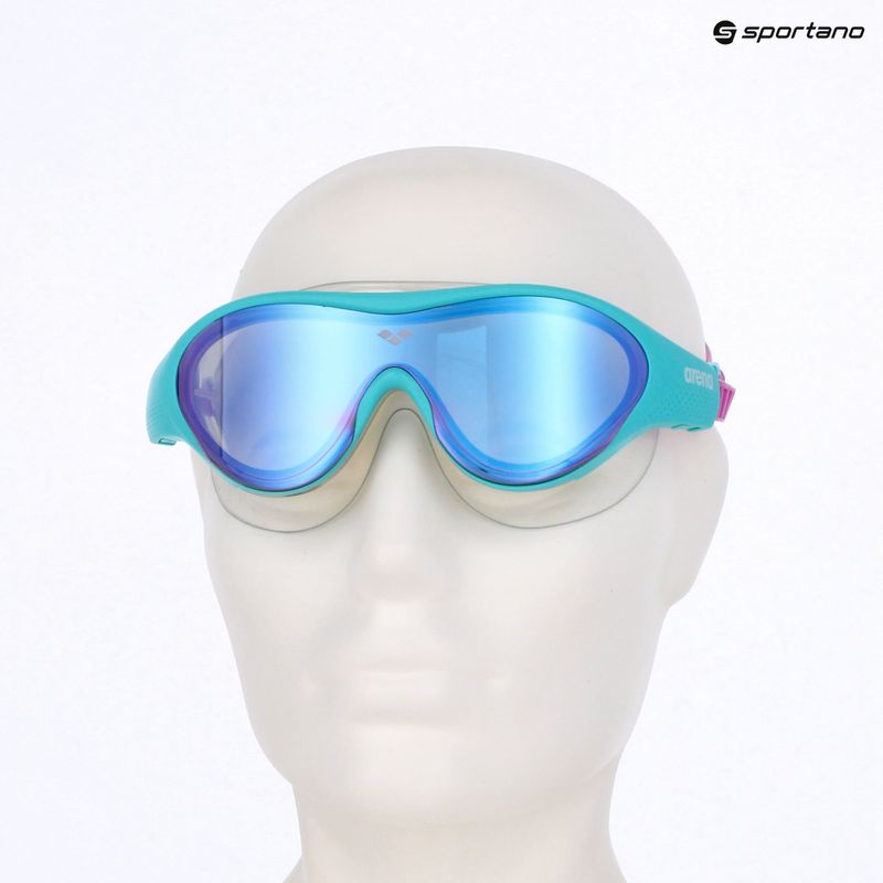 Ochelari de înot pentru copii arena The One Mirror Jr blue/water/violet 9