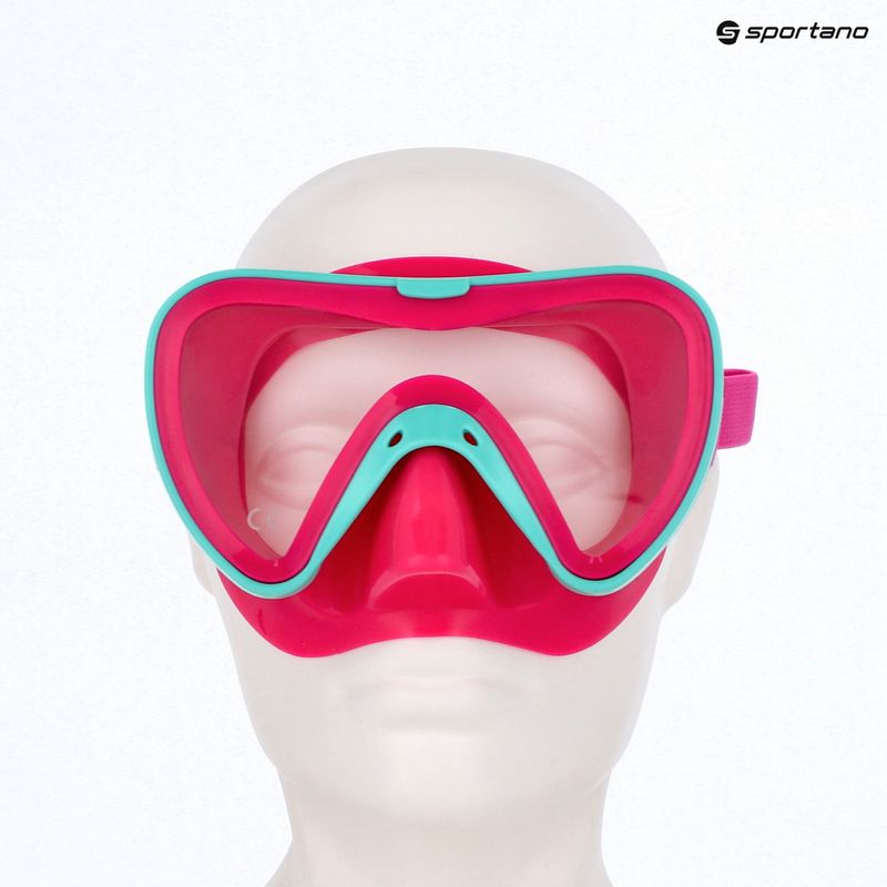 Mască de snorkeling pentru copii Mares Turtle aqua/pink 4