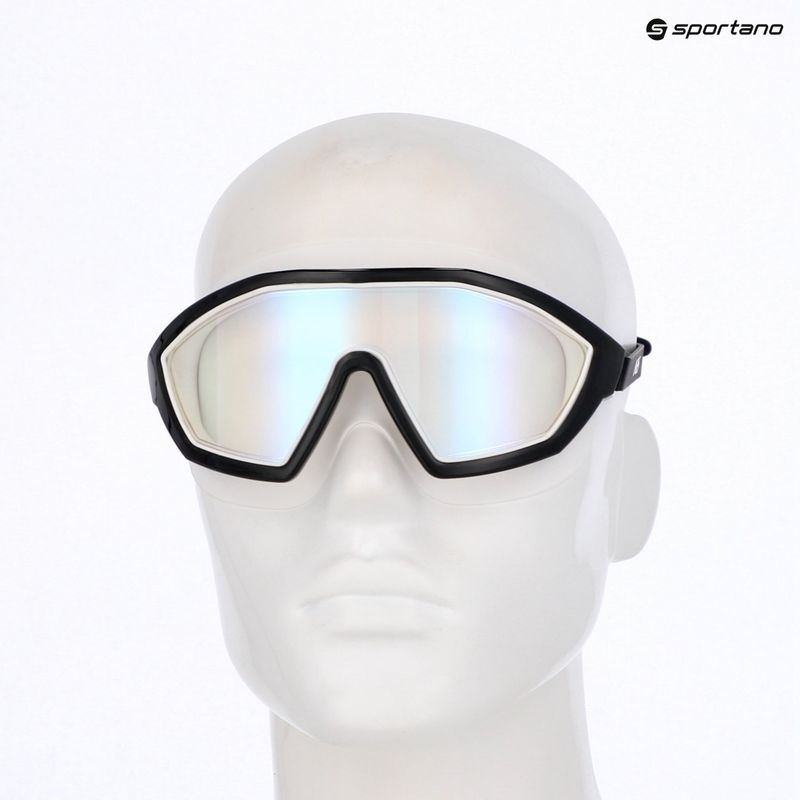 Mască de înot RAS Space Pro Mirror white 3