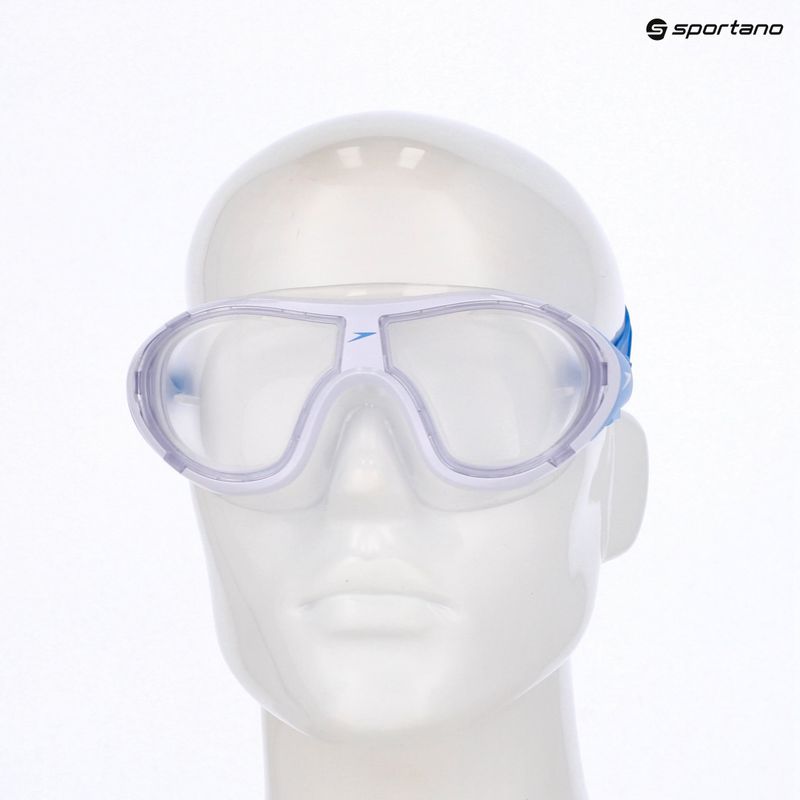Mască de înot Speedo Biofuse 2.0 white / clear 9