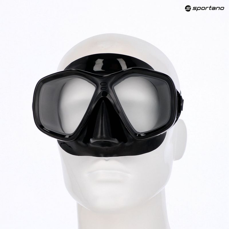 Mască de snorkeling Mares Tapu black/black 3