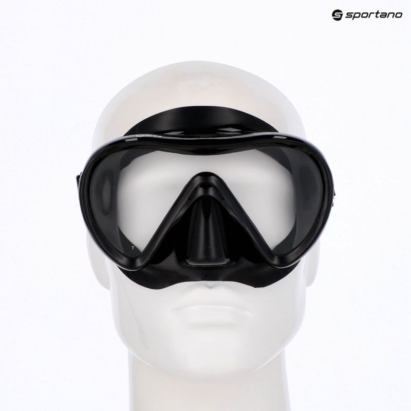 Mască de snorkeling Mares Vento black/black 5