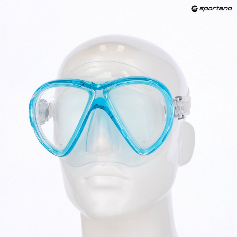 Mască de scufundări Mares Marea reflex aqua/clear 3
