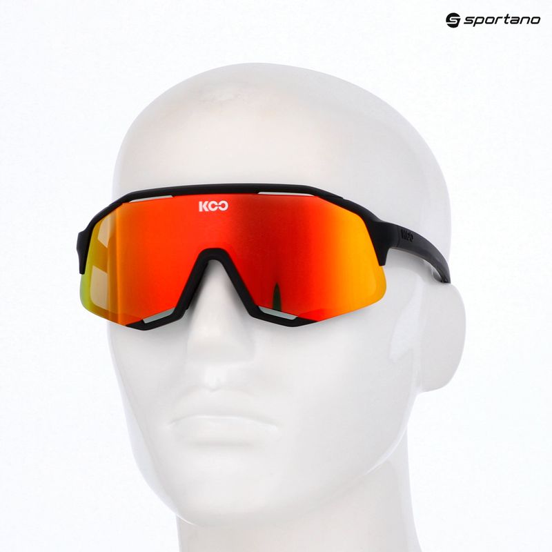 Ochelari de soare Koo Demos black matt/red mirror 9