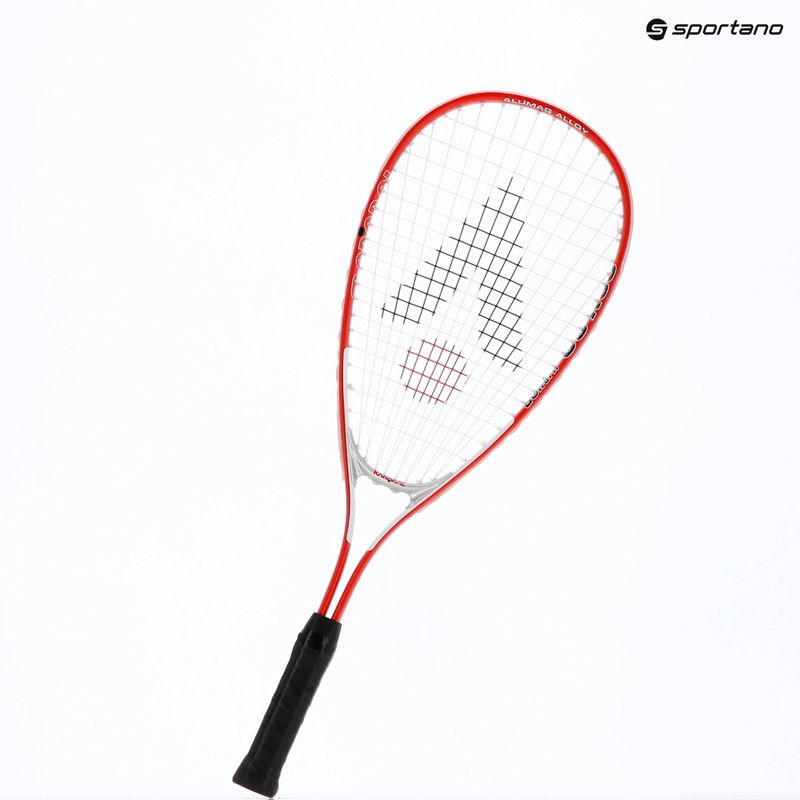 Rachetă de squash pentru copii Karakal CSX-60 Junior roșu 10