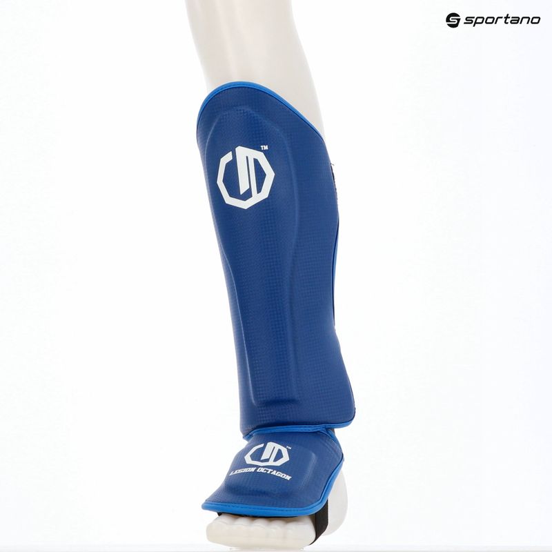 Apărători tibii și picioare Octagon Legion Kevlar blue 12