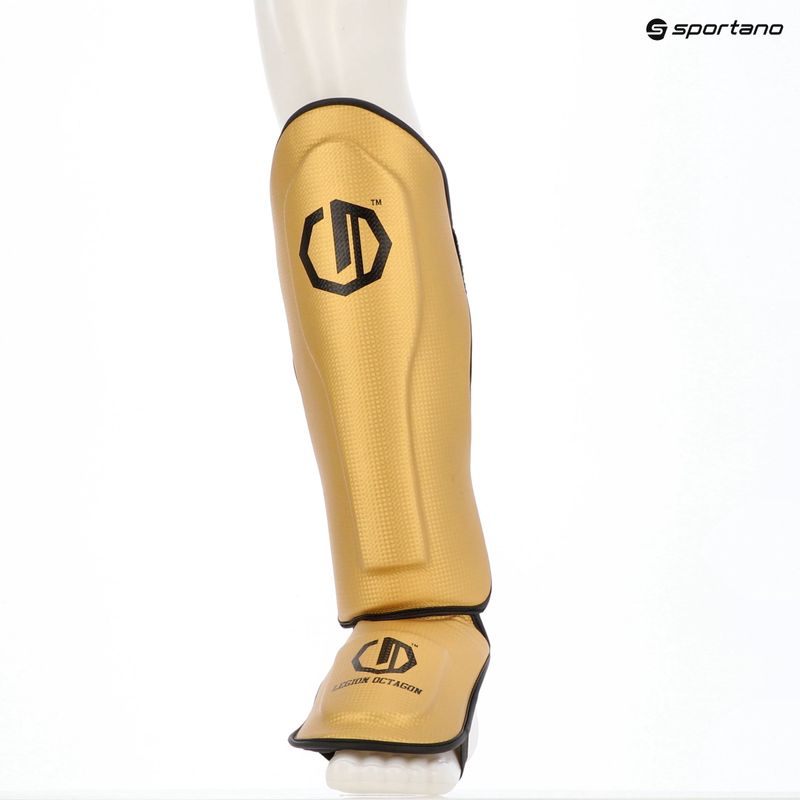 Protecții pentru tibie și picior Octagon Legion Kevlar gold 5