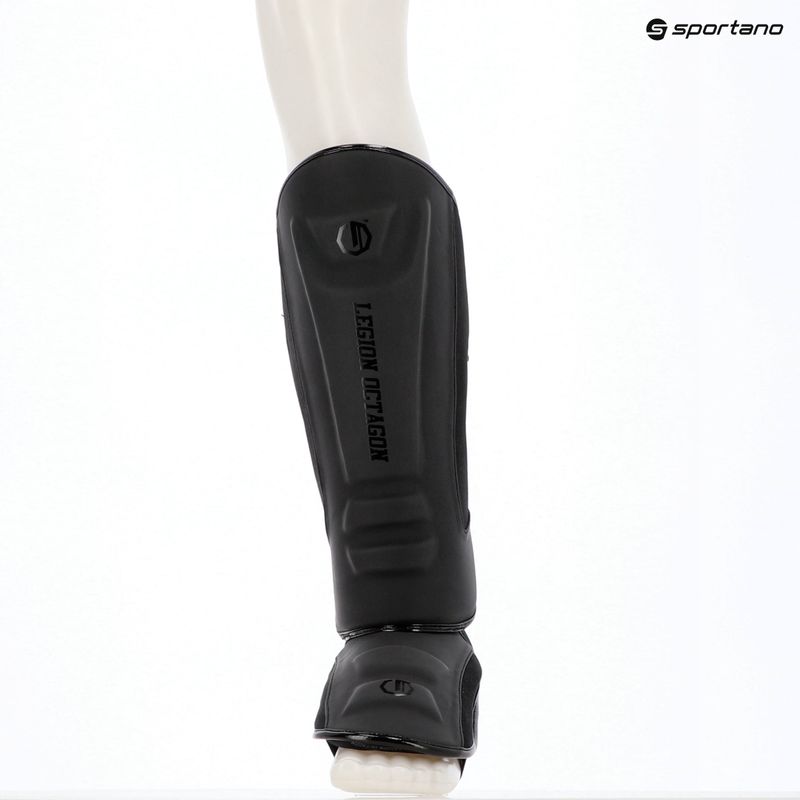 Protecții pentru tibie și picioare Octagon Legion Enforcer black 12