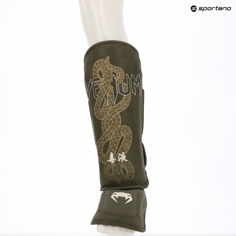 Apărători pentru tibii și picioare Venum Serpenti khaki/bronze/ivory 9