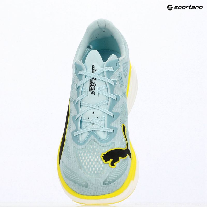 Încălțăminte de alergare pentru bărbați Puma Deviate Nitro Elite 4 Fresh Water/Lemon Crush/Puma Black 13