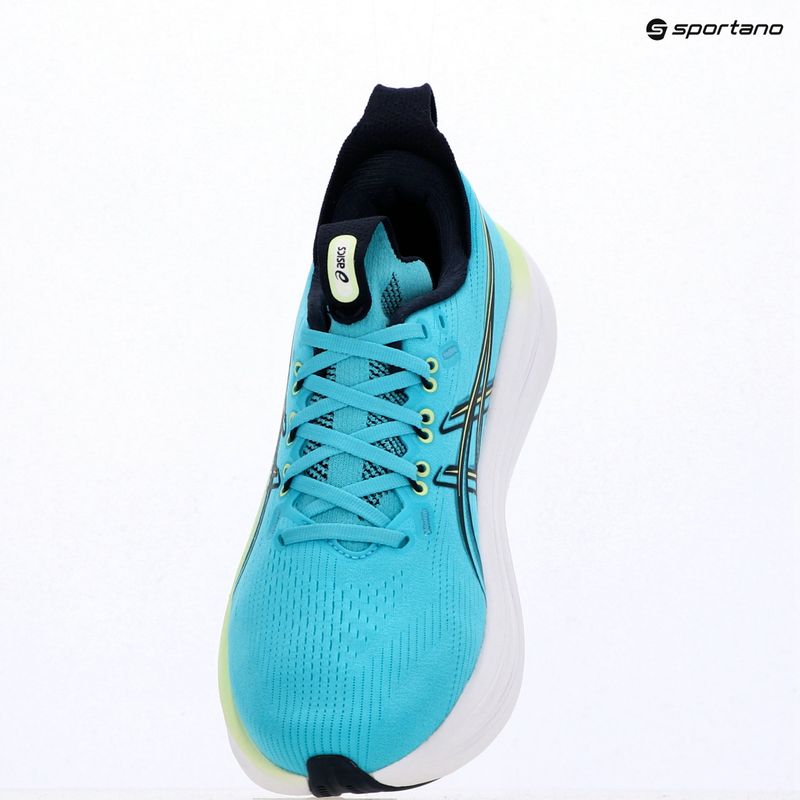 Încălțăminte de alergare pentru bărbați ASICS Gel-Nimbus 28 energy aqua/midnight 16