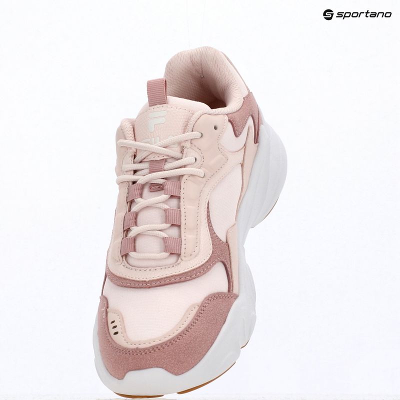 Pantofi FILA Collene Logo pale mauve/white 16