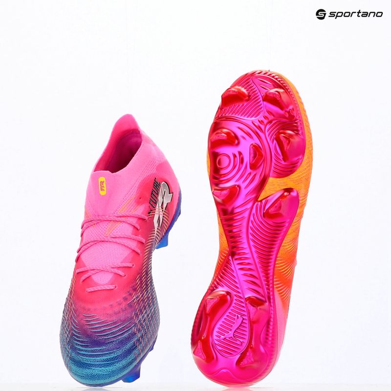 Încălțăminte de fotbal PUMA Future 9 Ultimate FG poison pink/puma wht/sun stream/bright aqua/puma blk 15