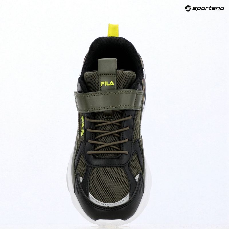 Încălțăminte pentru copii FILA Madrun Velcro olive night 16