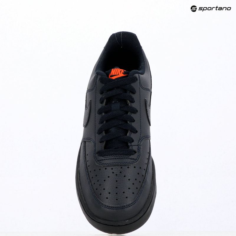 Încălțăminte pentru bărbați Nike Court Vision Low Next Nature dark obsidian/picante red/dark obsidian 14