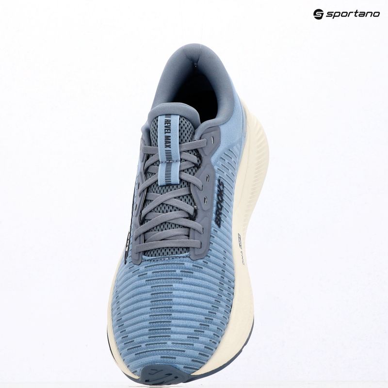 Încălțăminte de alergare pentru bărbați Brooks Revel Max rain washed/grey/navy 15