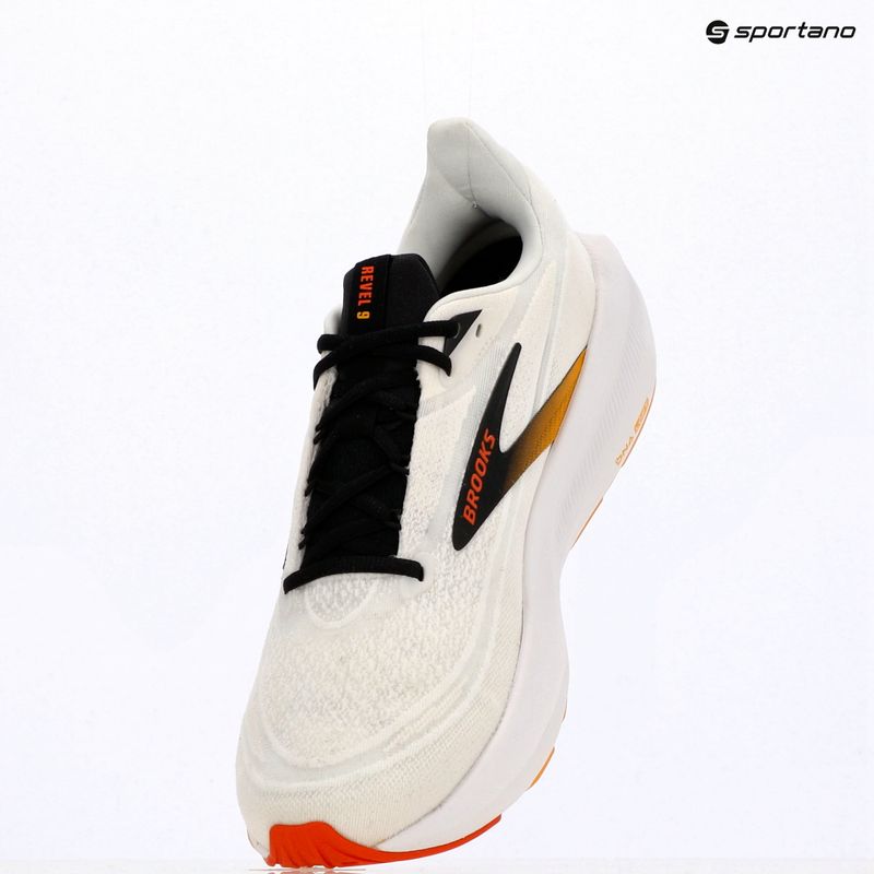 Încălțăminte de alergare pentru bărbați Brooks Revel 9 white/orange/black 15