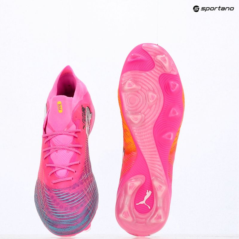Încălțăminte de fotbal PUMA Future 9 Fusion FG/AG poison pink/sun stream/bright aqua/puma wht 15