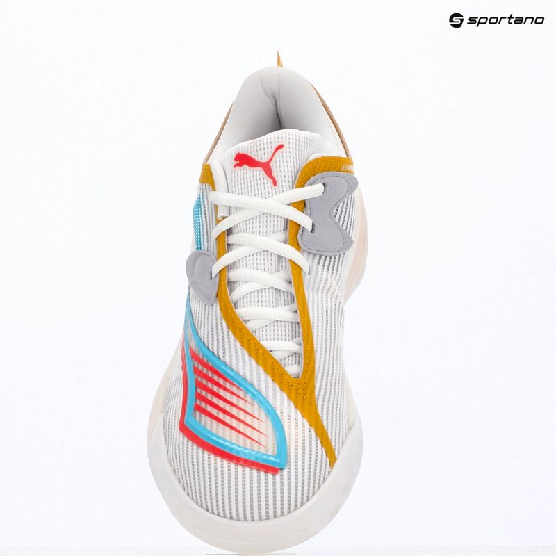 Încălțăminte de baschet PUMA All-Pro NITRO 2 puma white/sunblaze 16