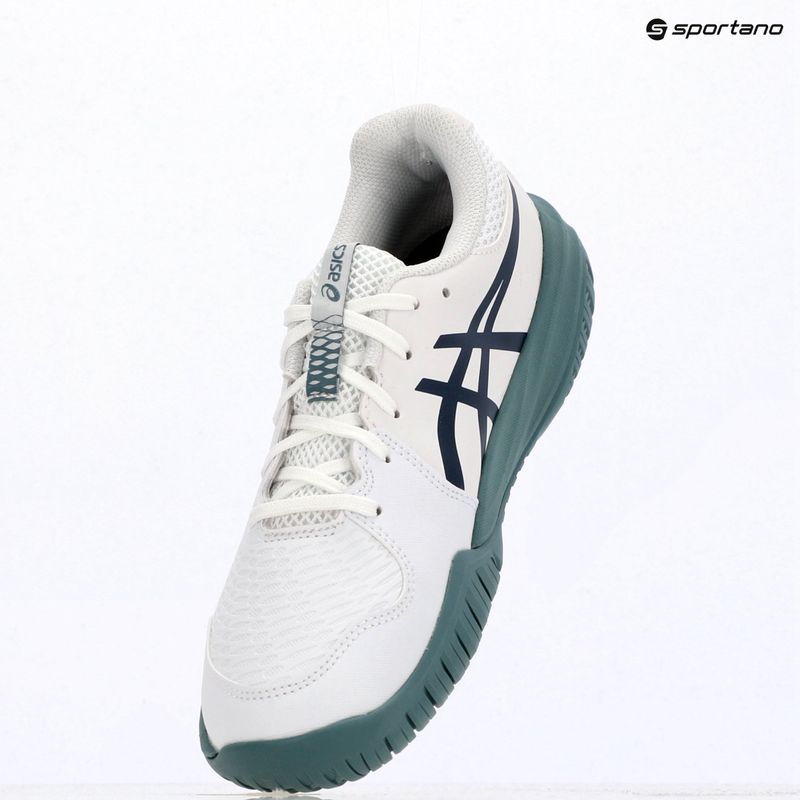 Încălțăminte de tenis pentru copii ASICS Gel-Resolution X GS white/midnight 9
