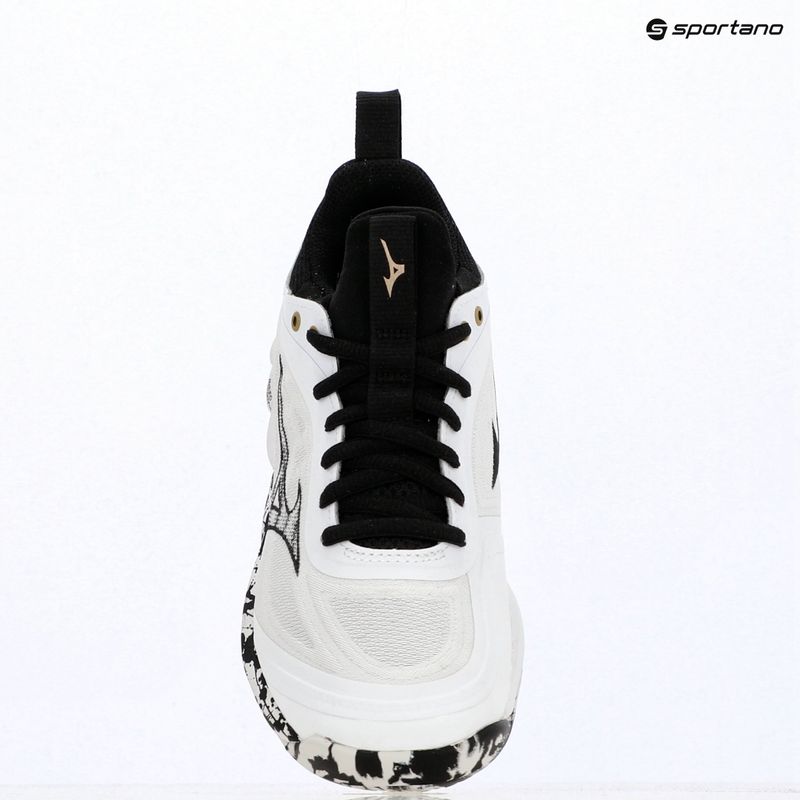 Încălțăminte de volei Mizuno Wave Luminous 3 white/black/ge gold 9