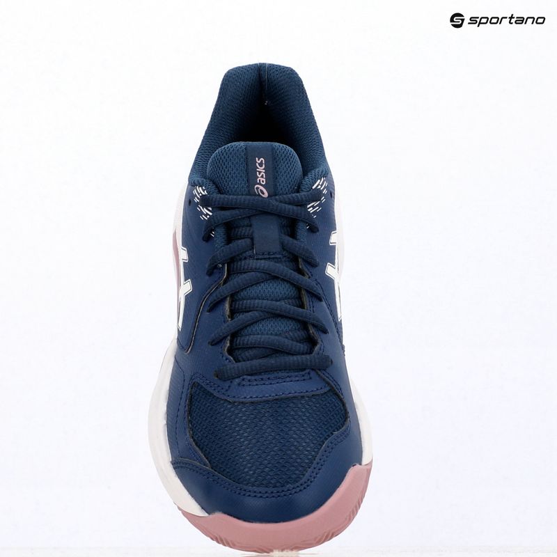 Încălțăminte de tenis pentru femei ASICS Gel-Dedicate 9 Clay W independence blue/white 9