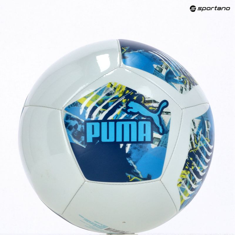 Minge de fotbal PUMA MCFC ftblNRGY blazing blue/bright aqua mărime 5 4