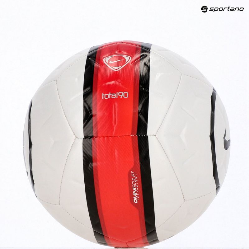 Minge de fotbal Nike Academy Total 90 white/black/red/black mărimea 5 7