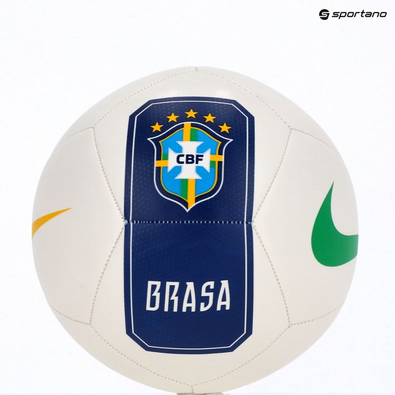 Minge de fotbal Nike Pitch Brazil white size 5 5
