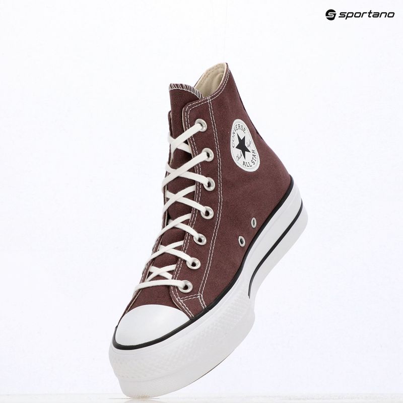 Teniși pentru femei Converse Chuck Taylor All Star Lift Hi trail mixed/natural ivory 9