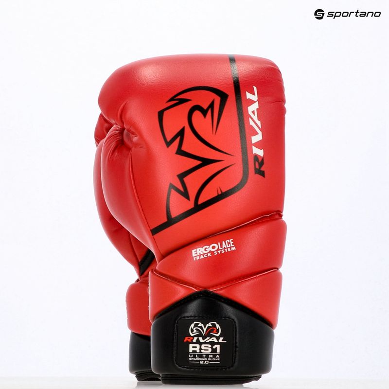 Mănuși de box Rival RS1 Ultra Sparring 2.0 red 7