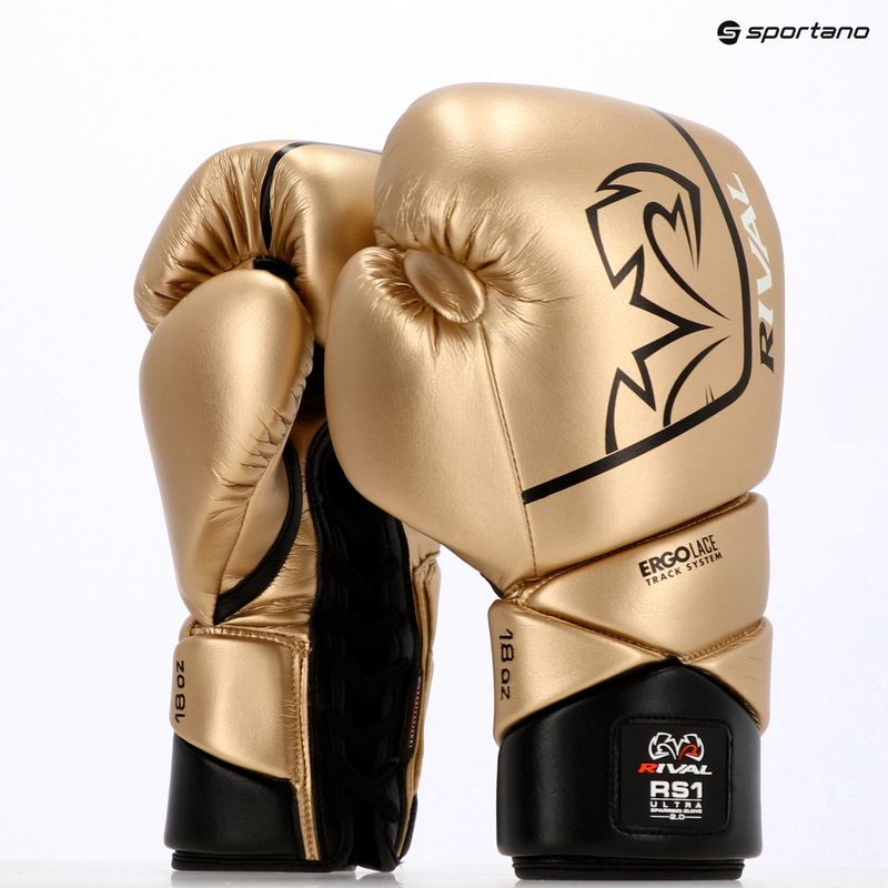 Mănuși de box Rival RS1 Ultra Sparring 2.0 gold 7