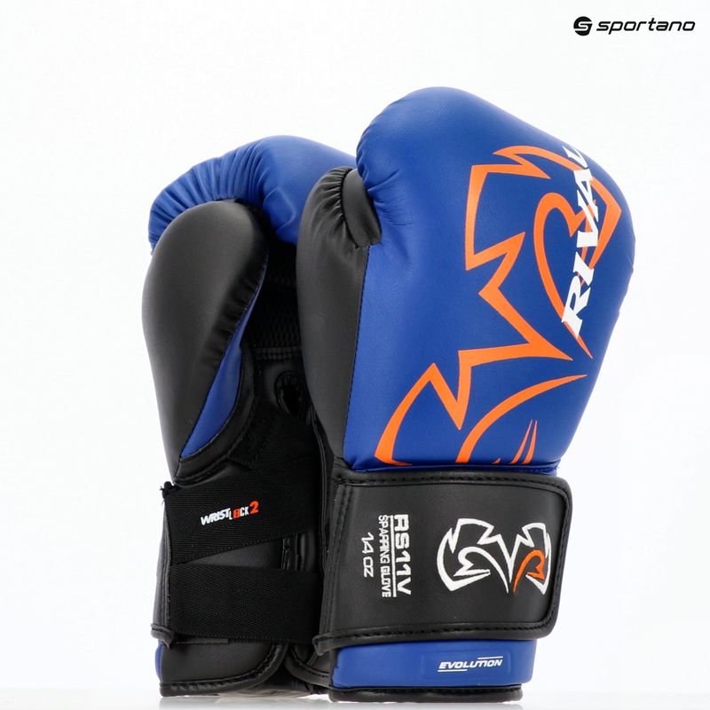 Mănuși de box Rival RS11V Professional blue 9
