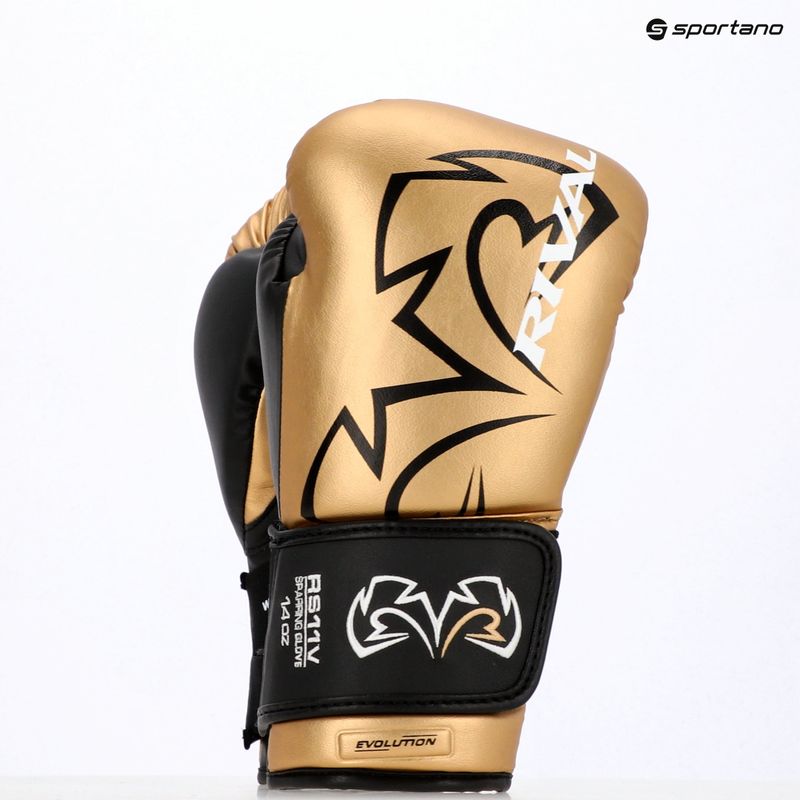 Mănuși de box Rival RS11V Evolution gold 14