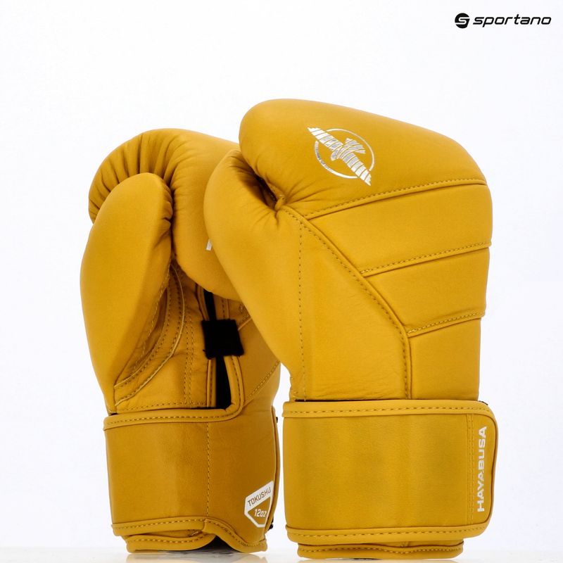 Mănuși de box Hayabusa T3 Kanpeki tiger yellow 14