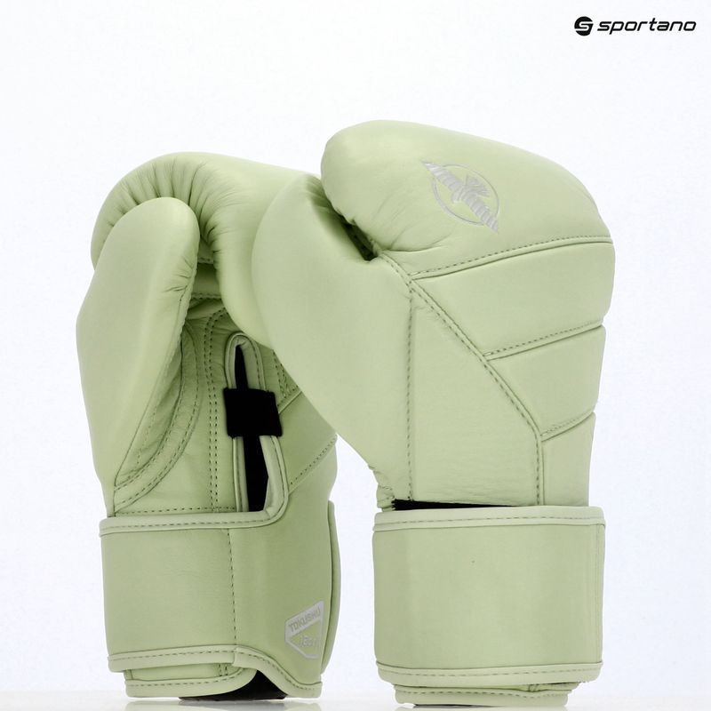 Mănuși de box Hayabusa T3 Kanpeki summer moss green 14