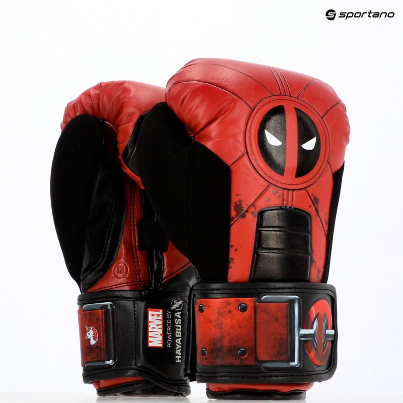 Mănuși de box Hayabusa Deadpool red/black 7