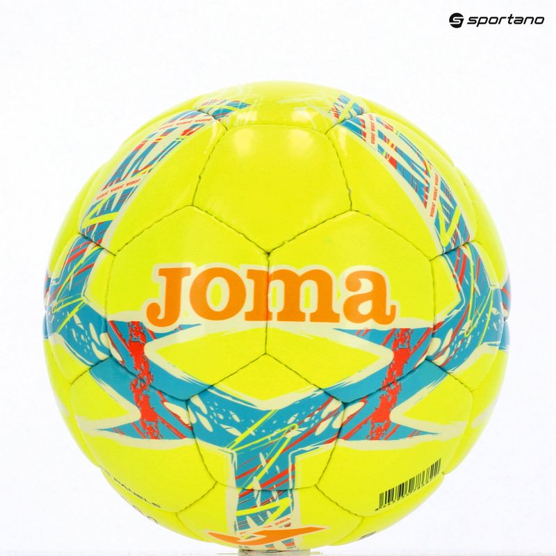 Minge de fotbal Joma Dali III yellow/fluor turquoise mărimea 4 7