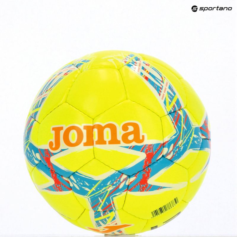 Minge de fotbal Joma Dali III yellow/fluor turquoise mărimea 3 7