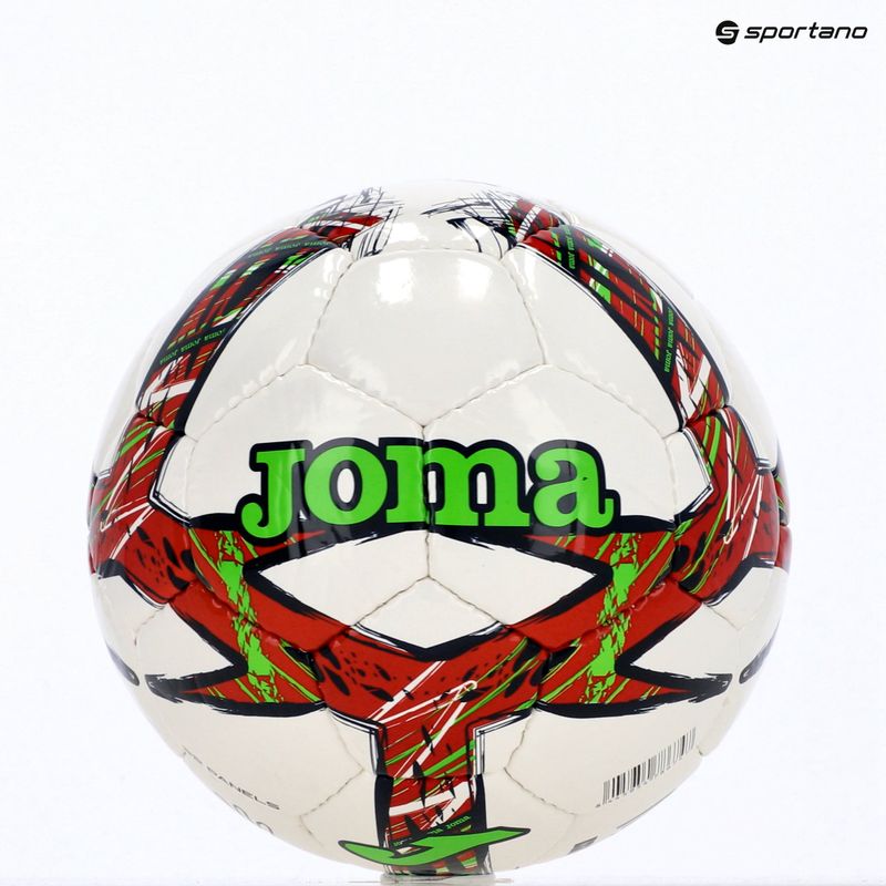 Minge de fotbal Joma Dali III flour turquoise/flour coral mărimea 3 7