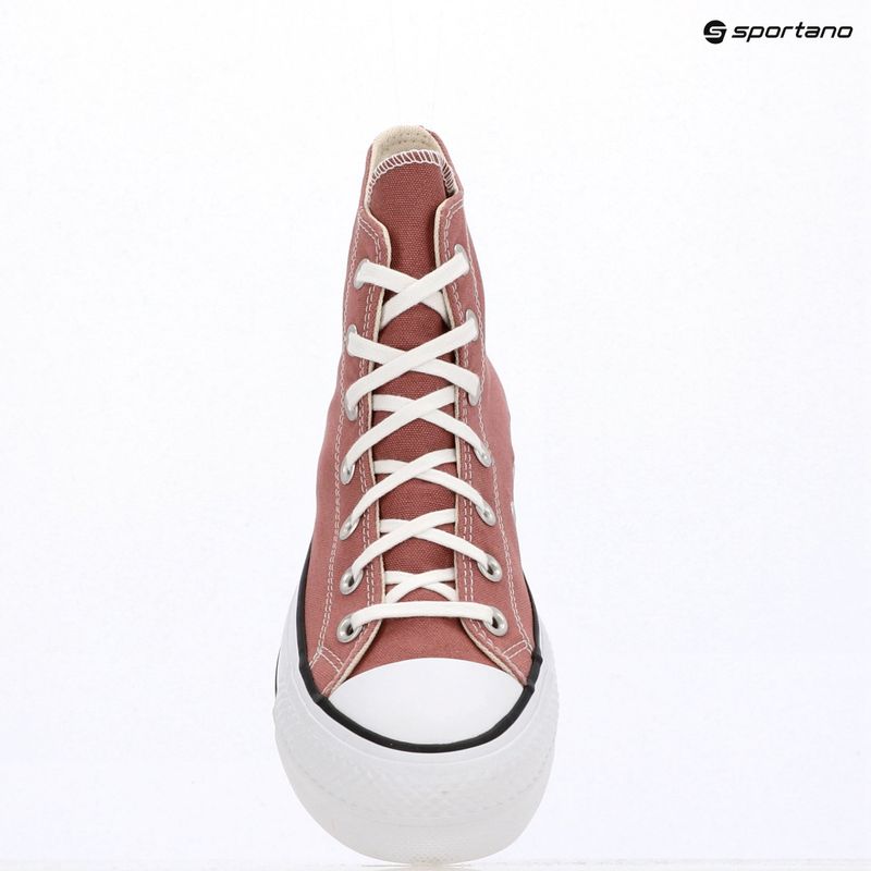 Teniși pentru femei Converse Chuck Taylor All Star Lift Hi light saddle/natural ivory 9