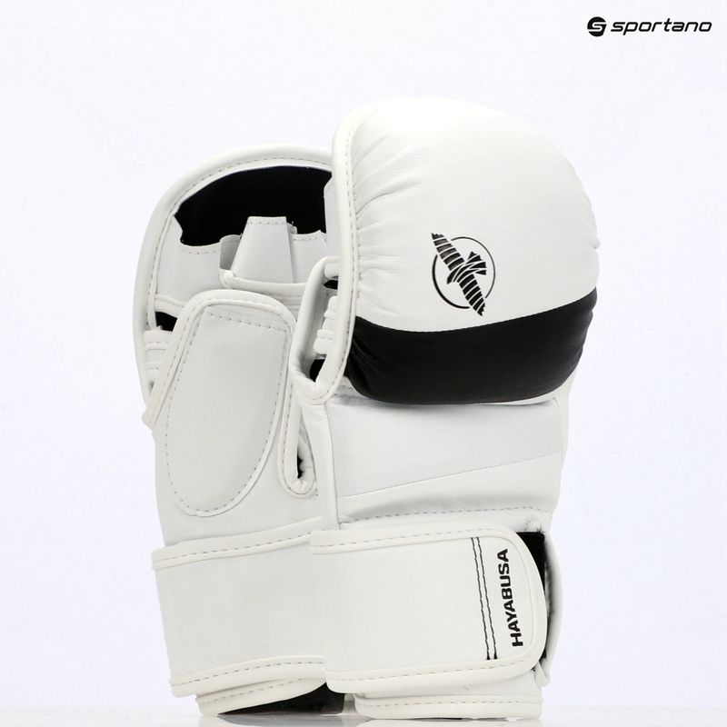 Mănuși de grappling Hayabusa T3 Hybrid white/black 8