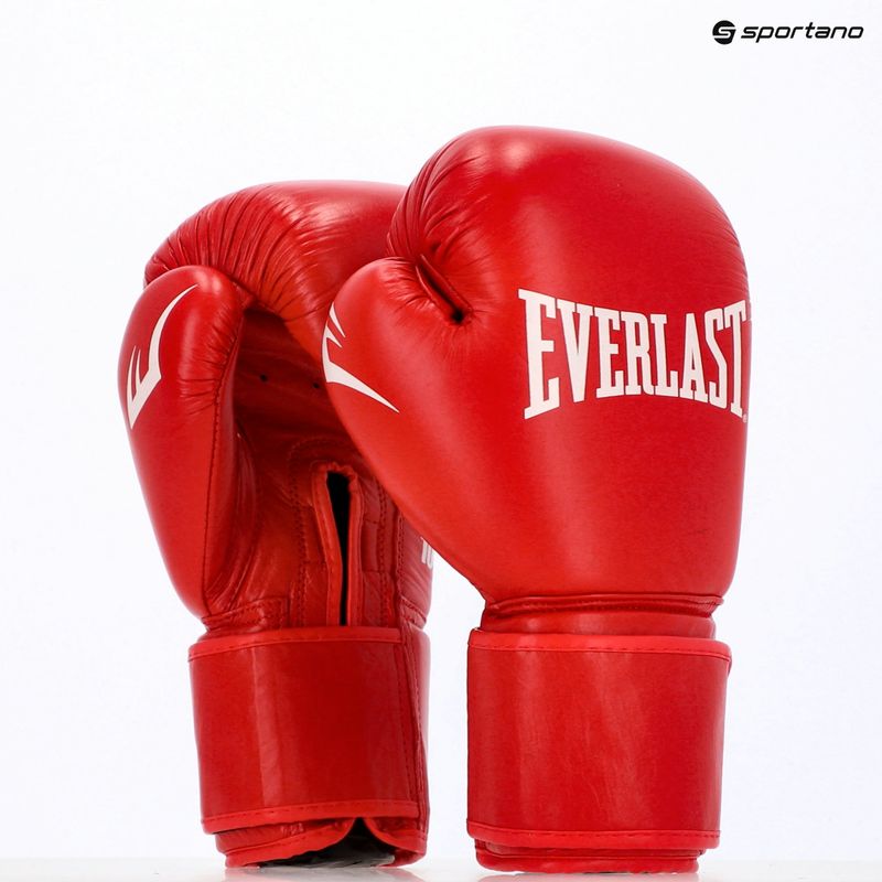 Mănuși de box Everlast Amateur Competition H&L red 3