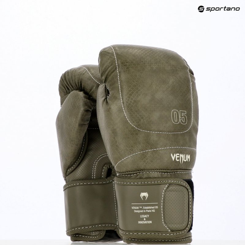 Mănuși de box Venum Impact Evo Scales Boxing army green 9